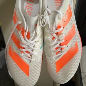 Continental women’s sneakers. Size 9. White and orange.